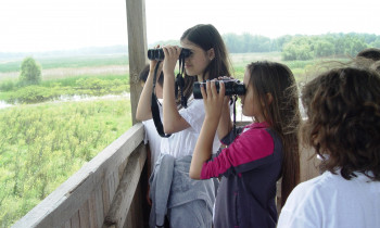 Persina Nature Park - Young birdwatchers