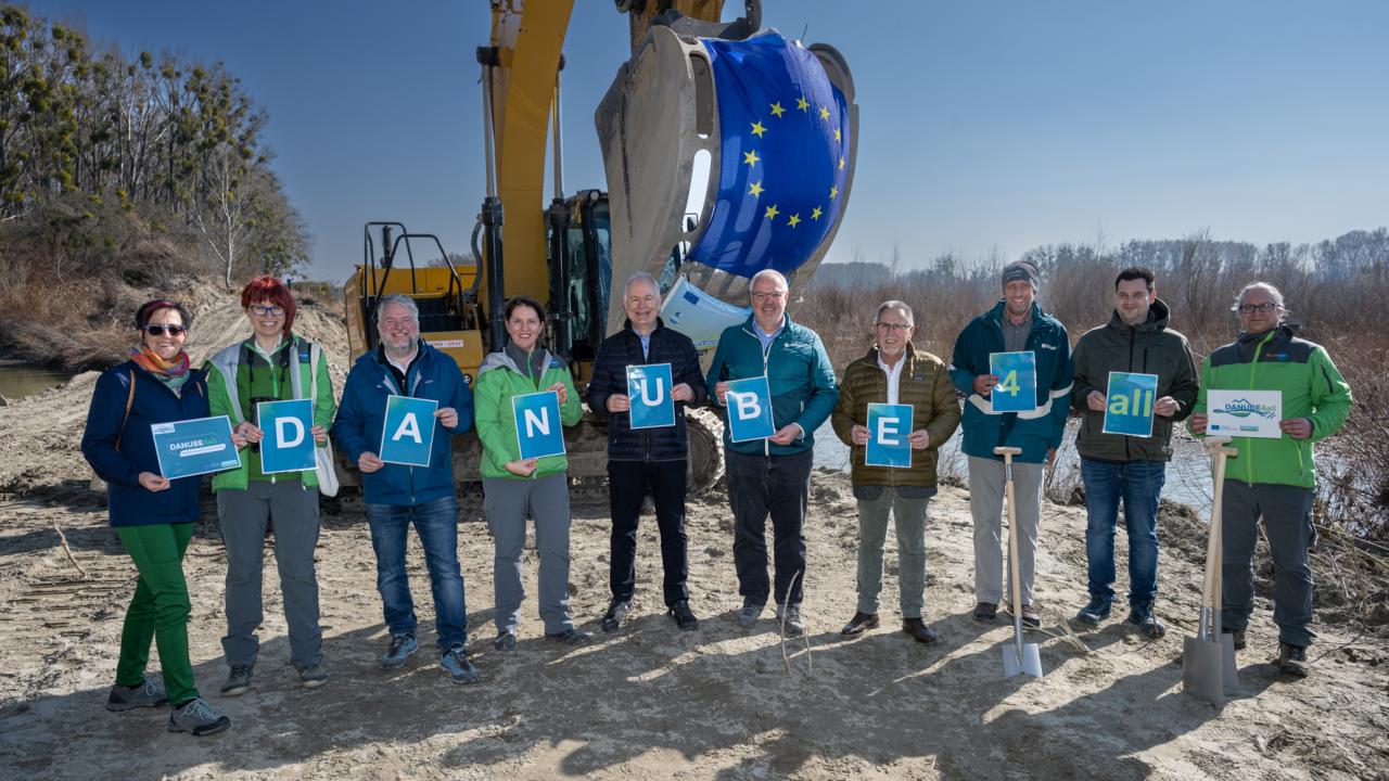 DANUBE4all: Kick-off ceremony marks start of restoration works on Paradeisinsel